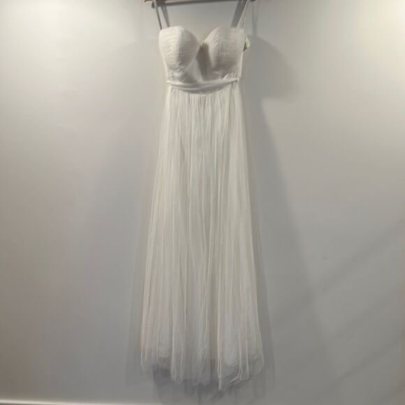 Jenny Yoo NWOT sz 16 tulle wedding or formal dress never worn gorgeous strapless - Picture 1 of 6